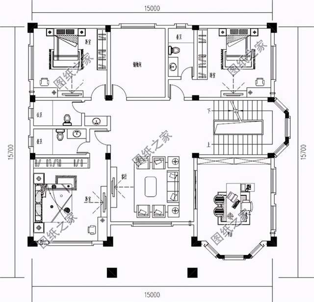 帶陽臺(tái)四層別墅，喝茶晾曬兩不誤，生活樂無窮