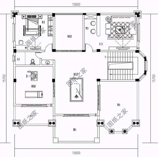 帶陽臺(tái)四層別墅，喝茶晾曬兩不誤，生活樂無窮