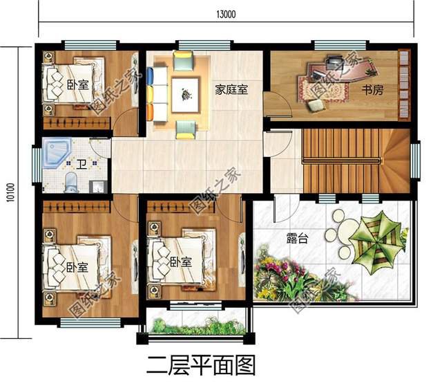 超級美膩的二層房屋設(shè)計圖，美貌與智慧共存的農(nóng)村自建房