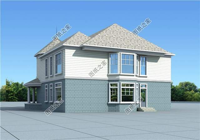 200平左右質(zhì)感十足的新農(nóng)村三層別墅設(shè)計(jì)圖，富貴之氣迎面而來