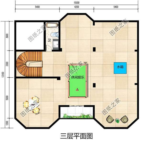 200平左右質(zhì)感十足的新農(nóng)村三層別墅設(shè)計(jì)圖，富貴之氣迎面而來
