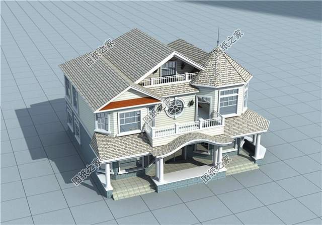 200平左右質(zhì)感十足的新農(nóng)村三層別墅設(shè)計(jì)圖，富貴之氣迎面而來