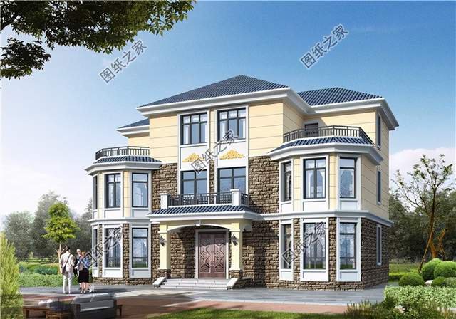 羅馬柱雙拼的大氣，農(nóng)村兄弟情誼深厚的證明