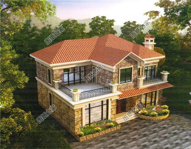 三款帶煙囪的二層鄉(xiāng)村別墅設(shè)計圖紙，給你不一樣的農(nóng)家生活