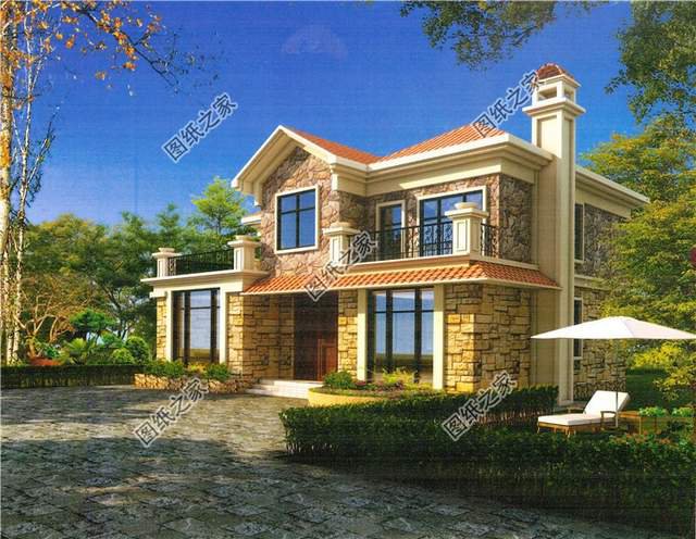 三款帶煙囪的二層鄉(xiāng)村別墅設(shè)計圖紙，給你不一樣的農(nóng)家生活