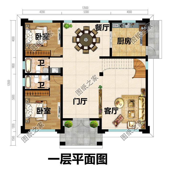 新農村二層房屋設計圖紙