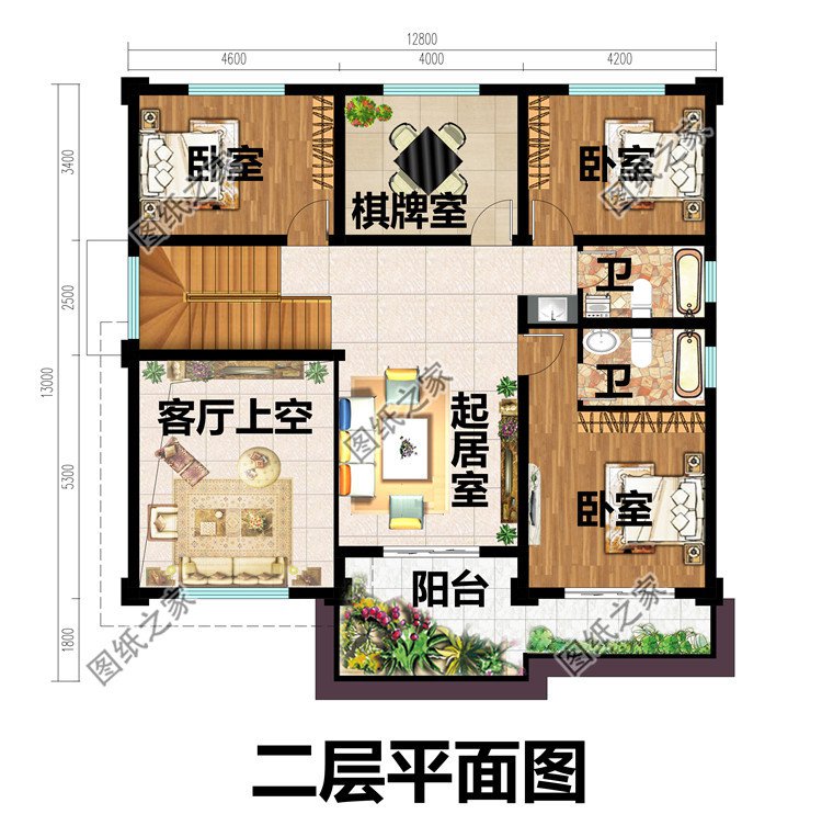 新農村二層房屋設計圖紙