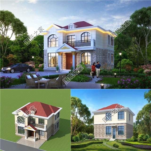 占地90平方的二層農(nóng)村房屋設(shè)計，讓我們的生活因它而溫暖