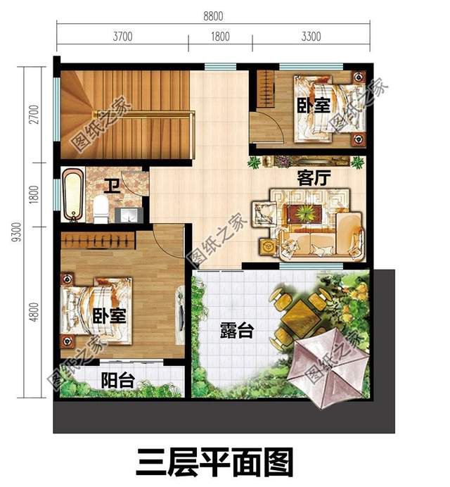 90平米宅基地設計圖，小巧玲瓏惹人愛