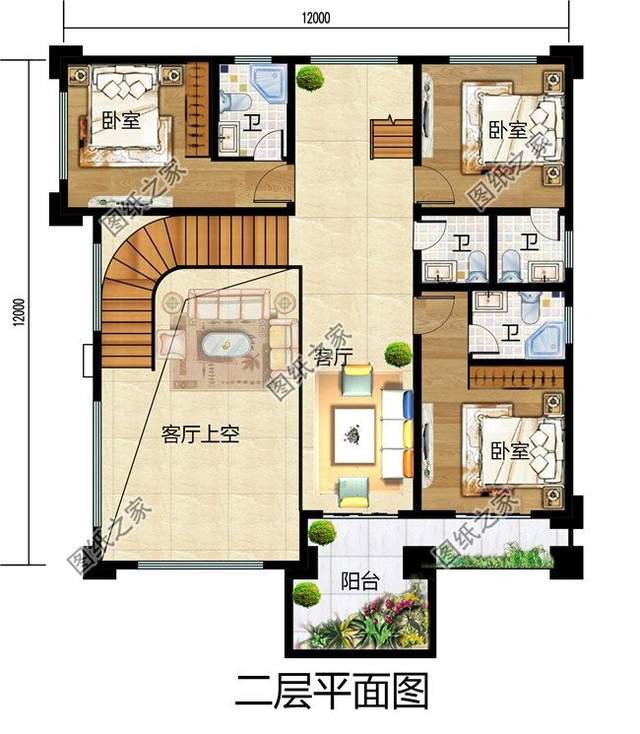 建三層半樓房設(shè)計(jì)圖，高屋建瓴地倚天的大氣生活