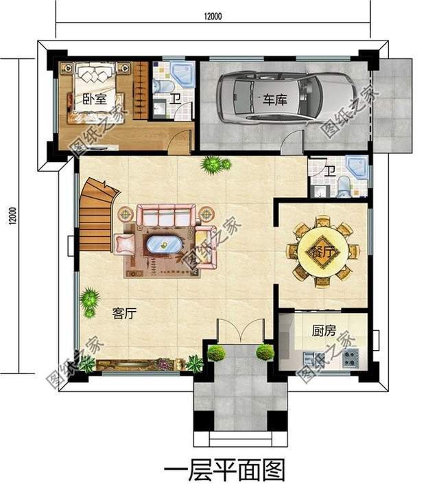 建三層半樓房設(shè)計(jì)圖，高屋建瓴地倚天的大氣生活