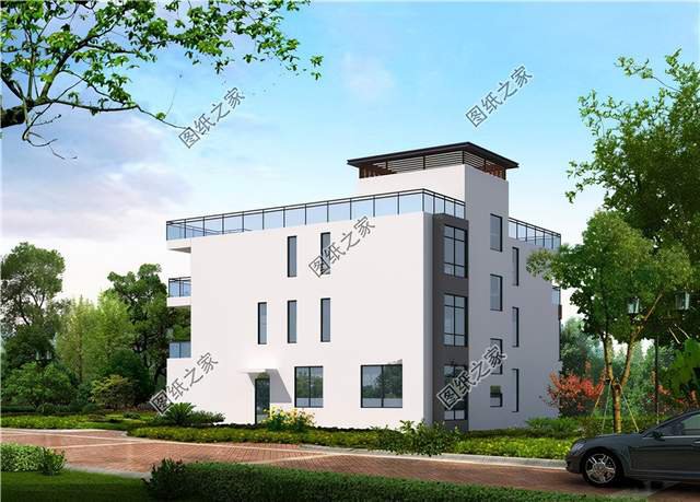 建三層半樓房設(shè)計(jì)圖，高屋建瓴地倚天的大氣生活