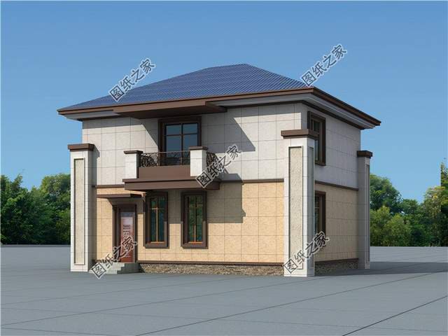 農(nóng)村二層別墅挑空客廳戶型，視野寬闊大氣，物超所值的美觀