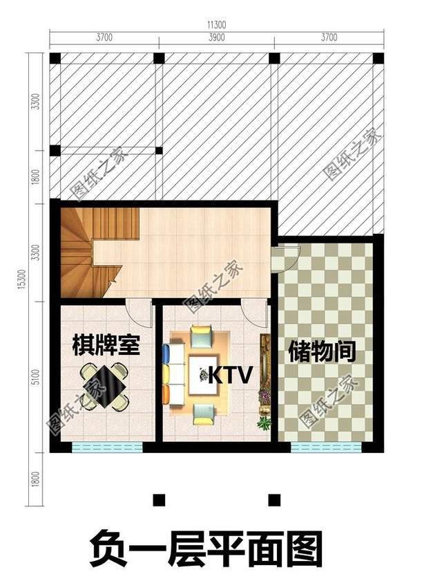 帶地下室的獨棟別墅，生活娛樂兩不誤，趣味樂無窮