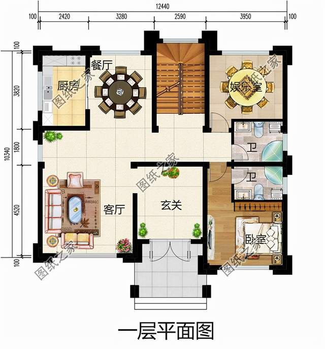 農(nóng)村三層挑空別墅，視野寬闊，心胸寬廣的居家體驗
