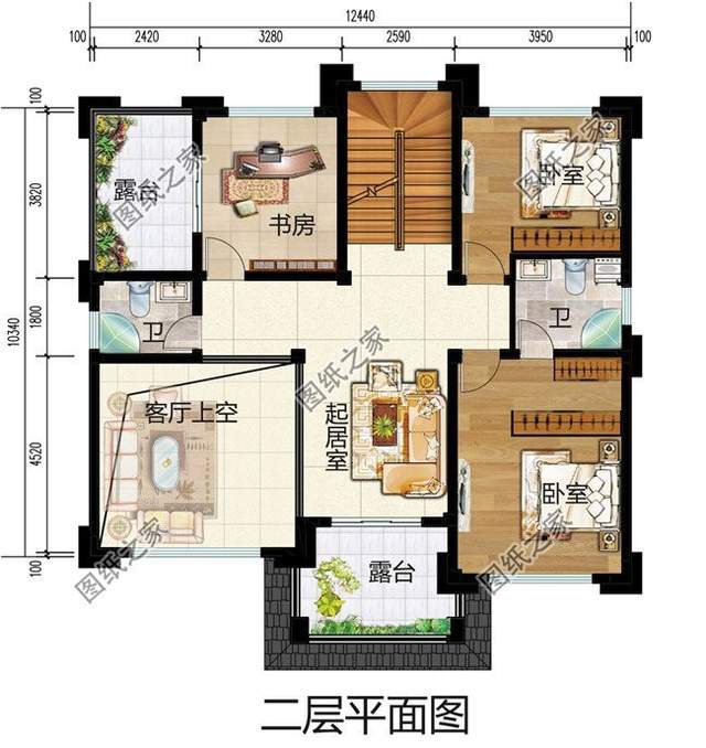 農(nóng)村三層挑空別墅，視野寬闊，心胸寬廣的居家體驗