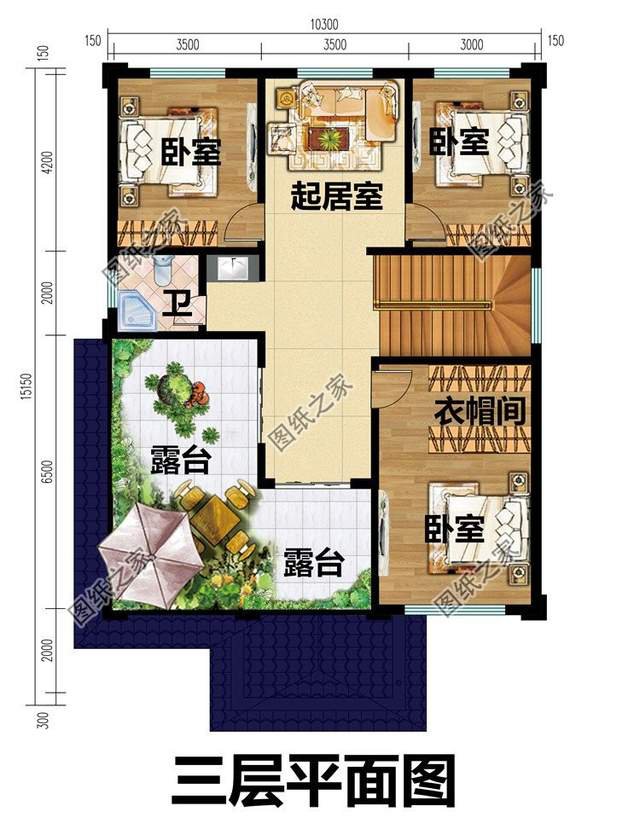 農(nóng)村三層挑空別墅，視野寬闊，心胸寬廣的居家體驗