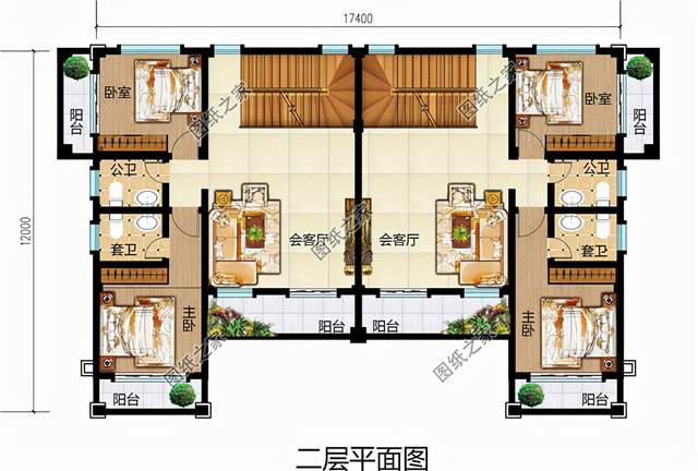 三層歐式雙拼別墅，合小家為大家，兄弟姐妹不分離，生活樂悠悠