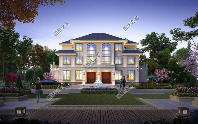 三層歐式雙拼別墅，合小家為大家，兄弟姐妹不分離，生活樂悠悠