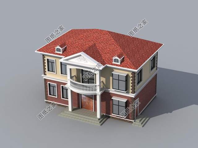 15萬磚混二層別墅，實(shí)惠又精巧，簡約好選擇