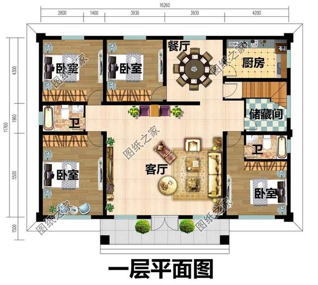 四開間二層自建房，實(shí)用雖為先，優(yōu)雅卻共存