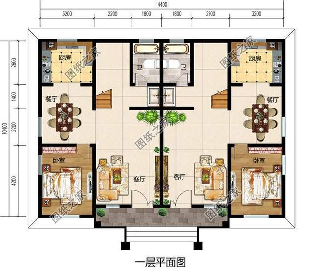 帶露臺(tái)的雙拼自建房，悠閑生活喜津津，兄弟齊心日子欣