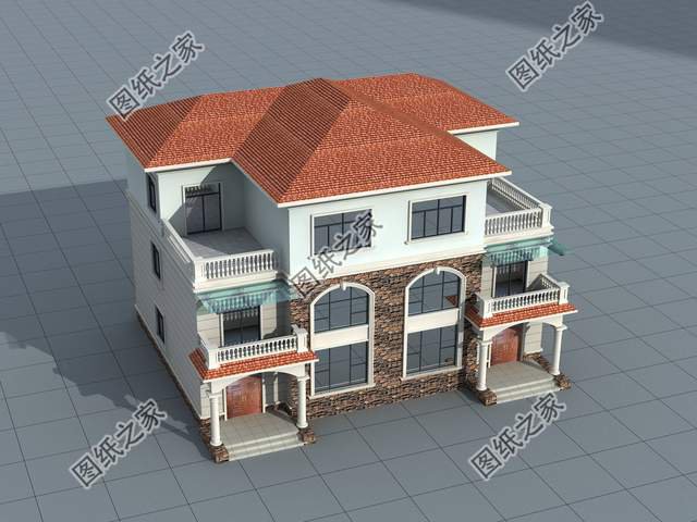 帶露臺(tái)的雙拼自建房，悠閑生活喜津津，兄弟齊心日子欣