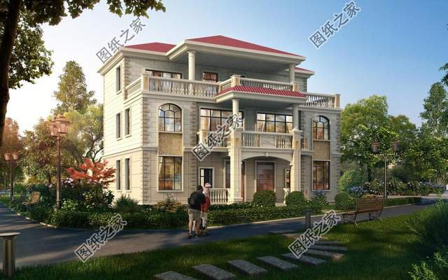 帶露臺(tái)的雙拼自建房，悠閑生活喜津津，兄弟齊心日子欣