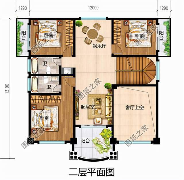 四層復(fù)式別墅設(shè)計圖，大氣外觀振人心，安逸生活有保障