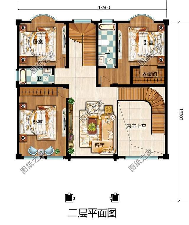 四層復(fù)式別墅設(shè)計圖，大氣外觀振人心，安逸生活有保障