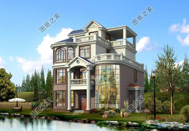 四層復(fù)式別墅設(shè)計圖，大氣外觀振人心，安逸生活有保障
