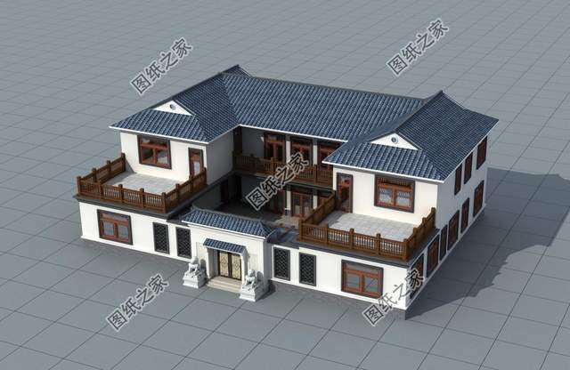 帶車庫的四合院別墅，庭院真享受，出入方便且融入生活