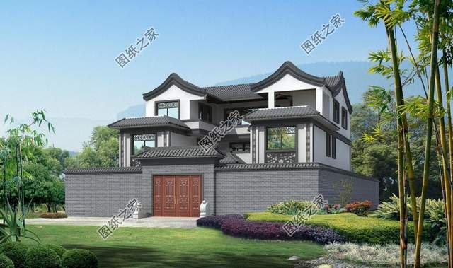 帶車庫的四合院別墅，庭院真享受，出入方便且融入生活