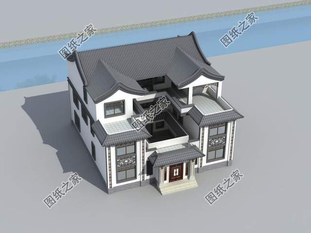 帶車庫的四合院別墅，庭院真享受，出入方便且融入生活