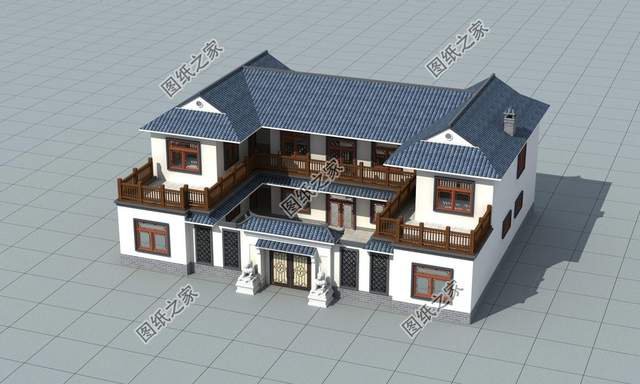 帶車庫的四合院別墅，庭院真享受，出入方便且融入生活