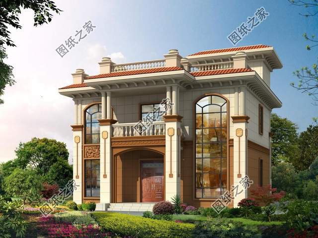 農(nóng)村帶露臺二層挑空別墅，讓大氣深入內斂，讓蓬勃充滿眼睛