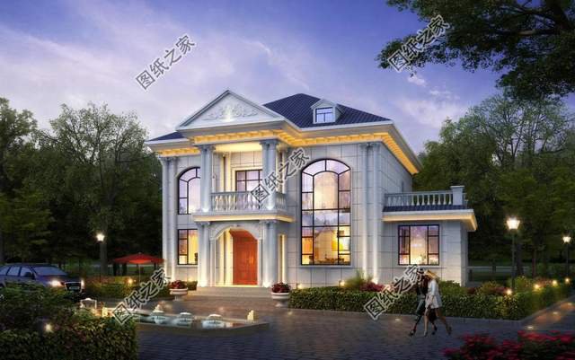 農(nóng)村帶露臺二層挑空別墅，讓大氣深入內斂，讓蓬勃充滿眼睛