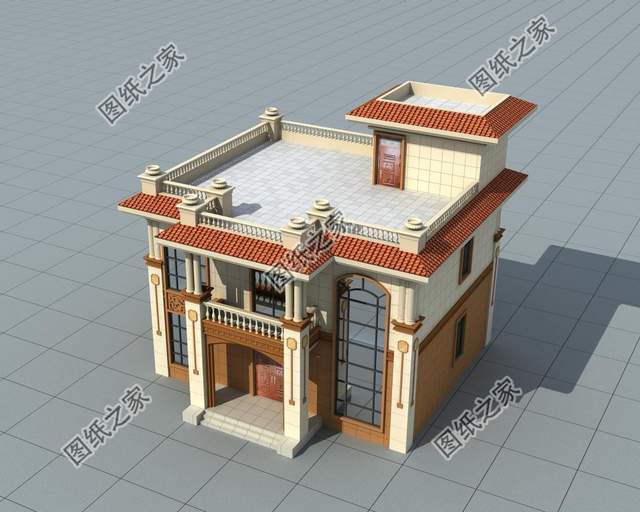 農(nóng)村帶露臺二層挑空別墅，讓大氣深入內斂，讓蓬勃充滿眼睛