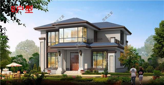 新中式三開間二層別墅，傳統(tǒng)與現(xiàn)代的結(jié)合，讓生活更美好