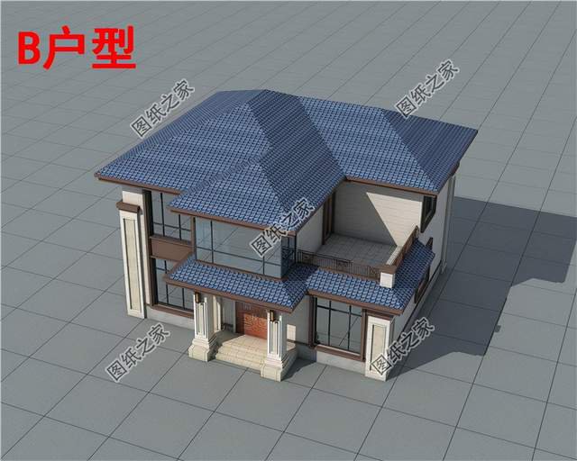 新中式三開間二層別墅，傳統(tǒng)與現(xiàn)代的結(jié)合，讓生活更美好