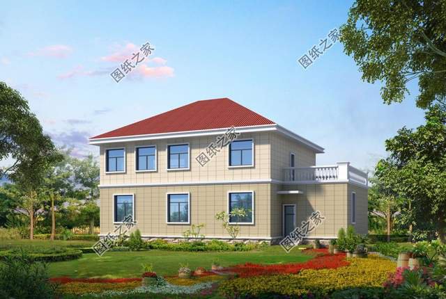 歐式帶露臺(tái)，夜空下靜謐的唯美優(yōu)雅