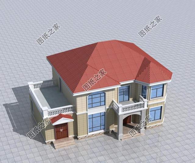 歐式帶露臺(tái)，夜空下靜謐的唯美優(yōu)雅