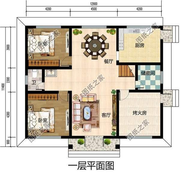 一層三開(kāi)間自建房，悠閑的秘訣，生活的享受