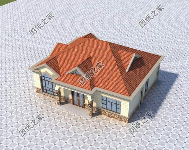 一層三開(kāi)間自建房，悠閑的秘訣，生活的享受