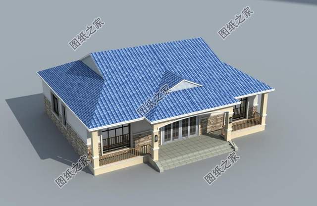 一層三開(kāi)間自建房，悠閑的秘訣，生活的享受