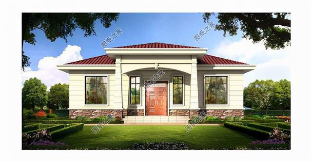 農(nóng)村四室兩廳房屋圖，造價經(jīng)濟實惠，幸福四口之家