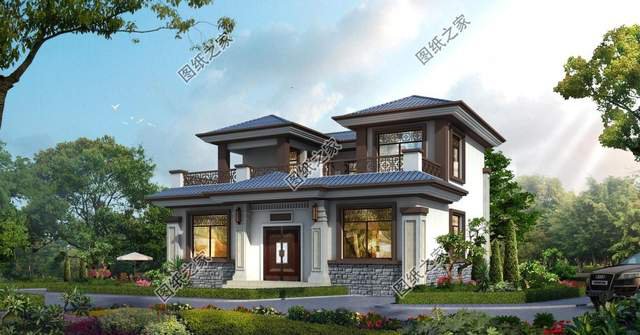 小型四合院，四面合圍方得正，空庭靈鳥綠翠興