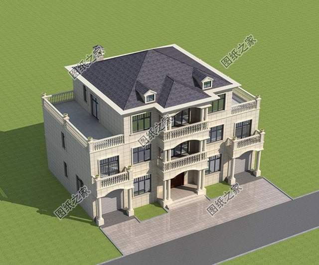 三層別墅帶車庫(kù)，車庫(kù)安置便出行，高登露臺(tái)賞繁星