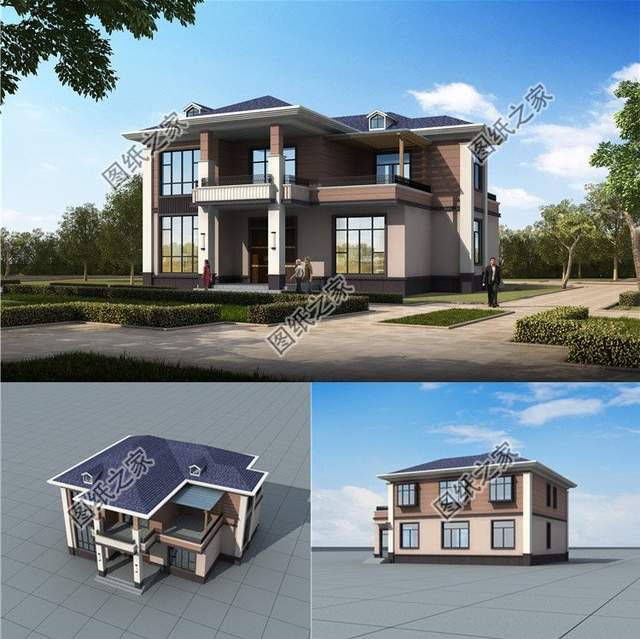 30萬以內(nèi)新中式二層別墅，簡約現(xiàn)代相結(jié)合，文化傳承吉流傳