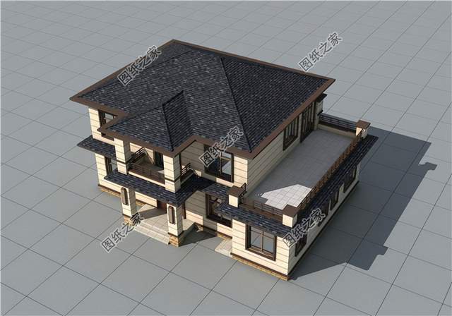 30萬以內(nèi)新中式二層別墅，簡約現(xiàn)代相結(jié)合，文化傳承吉流傳